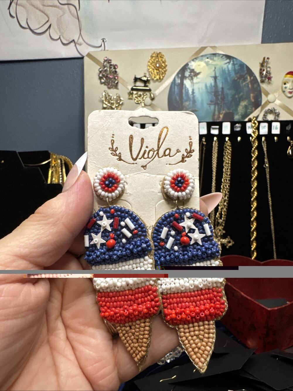 earrings for women Costume